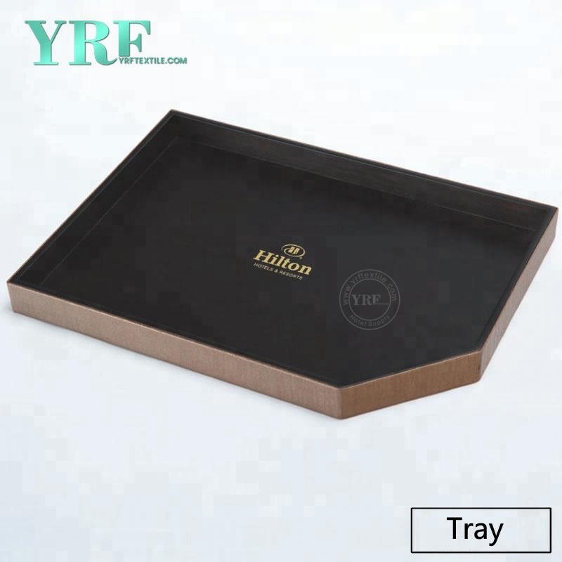 YRF High Quality Elegant Glass Leather Chocolate Tray Hot Selling