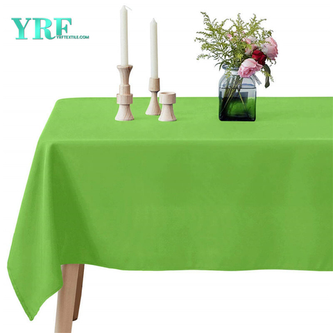 Längliche Tischdecken Apfelgrün 60x102 Zoll reines 100% Polyester knitterfrei für Hochzeiten