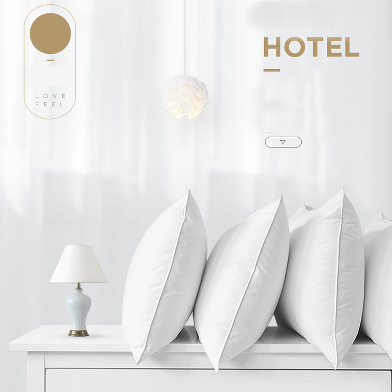 Großhandels-5-Sterne-Hotel weißes Mikrofaser-weiches Hotelkissen in Standardgröße