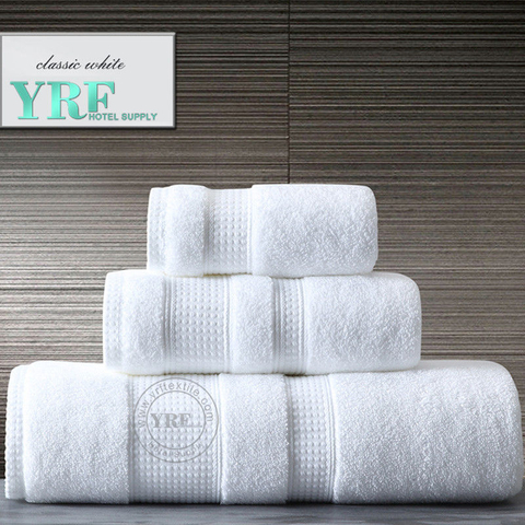 Weißes, saugfähiges, praktisches, tolles Hotel-Duschtuch aus 100 % Baumwolle