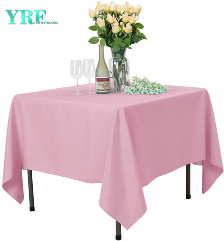 Quadratische Tischdecken Pure Pink 70x70 Zoll reines 100% Polyester knitterfrei für Hochzeiten