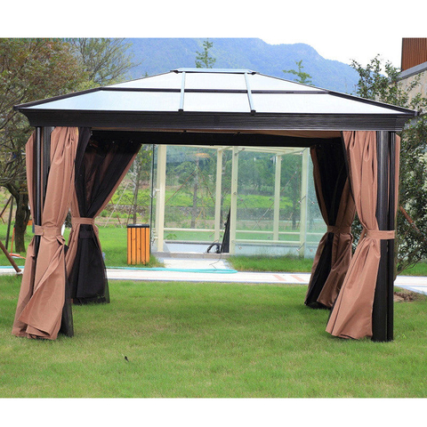 Top quality Outdoor Furniture Aluminum Frame Uv protection Patio Pavilion