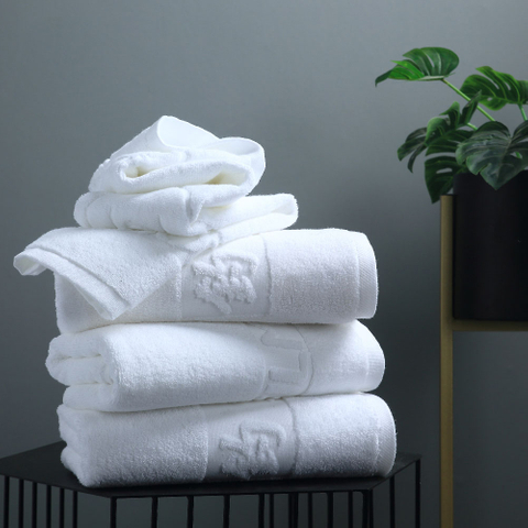 100% Cotton Luxury Custom Logo Best Turkish Hotel Towel Set