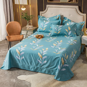 Bettlaken-Set im modischen Stil, faltenfrei, bedruckte Einzelbettwäsche